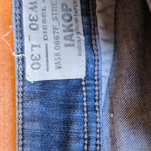 Diesel men's jean pants used, size M, blue