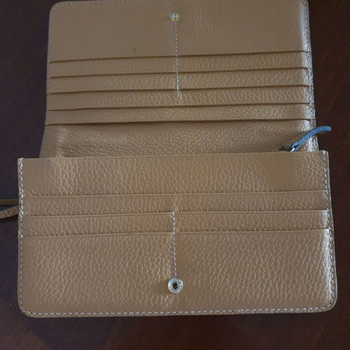 Tous leather women's wallet used beige