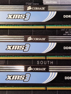 Μνήμη RAM DDR3 Corsair XMS3 6GB 3x2GB 1600MHz μεταχειρισμένη
