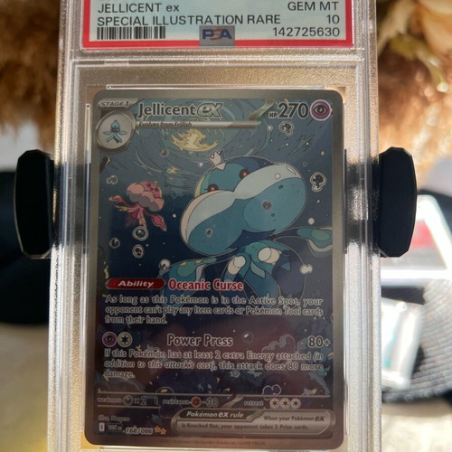 Jellicent ex graded Pokémon card PSA 10 like new 2025 WHT EN