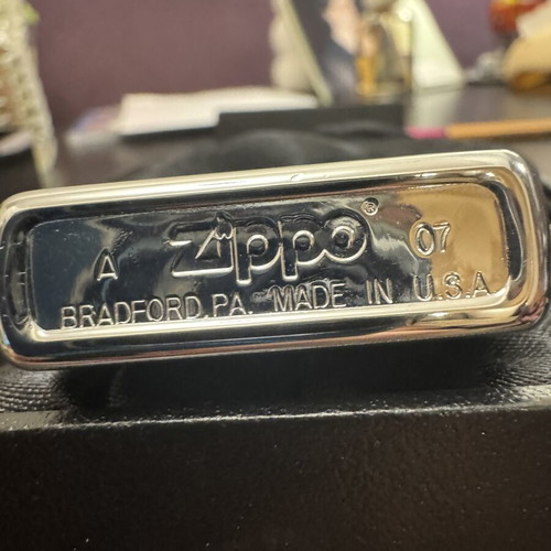 Zippo 75th Anniversary Commemorative Edition lighter 2007