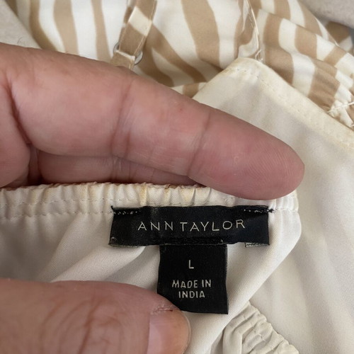 Summer dress Ann Taylor large beige like new