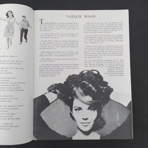 West Side Story Musical Film Brochure used 1961