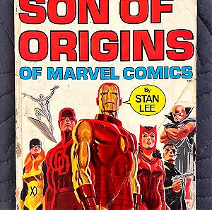 SON OF ORIGINS OF MARVEL COMICS by Stan Lee (βιντάζ αμερικανικός τόμος)