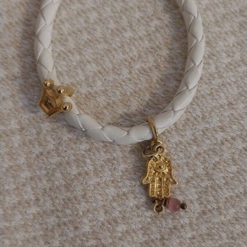 Bracelet like new, white and gold