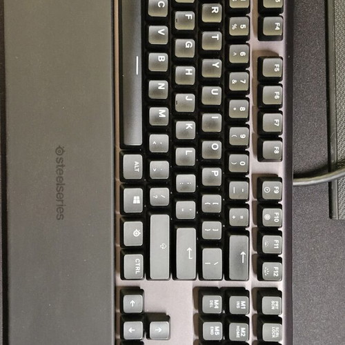 SteelSeries Apex 7 Mechanical Gaming Keyboard with Red Switches, RGB, OLED