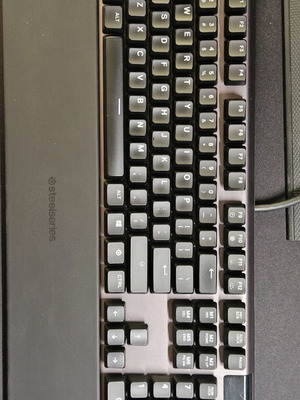 SteelSeries Apex 7 Mechanical Gaming Keyboard with Red Switches, RGB, OLED