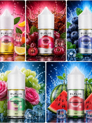 ELFLIQ 30ml Premium Salt Liquid by ELFBAR