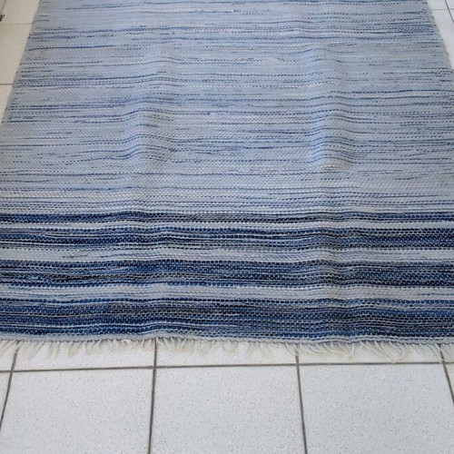 Rag rug slightly used 1.40x2.10