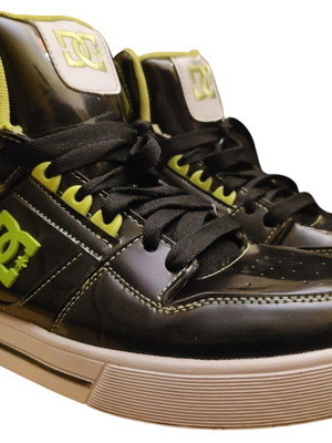 DC Shoes Pure High-Top men's boots new, black and green, size 44