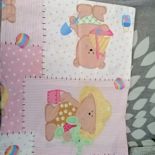 Baby bedding with pillowcase used