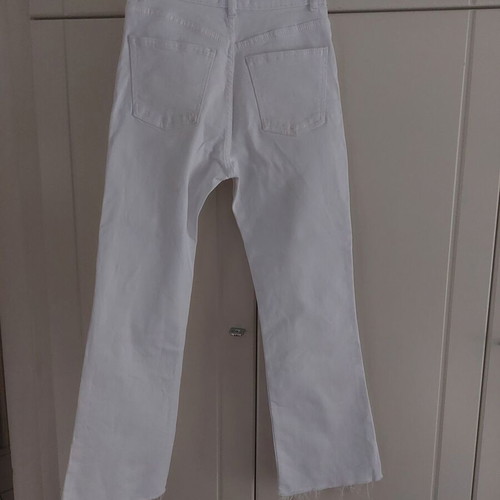 White Zara jeans size 34 like new