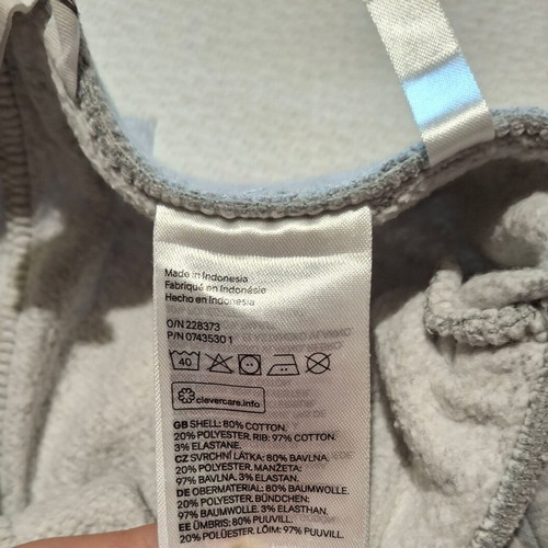 H&M Kids' Sweatpants used, gray, size 6-7 years