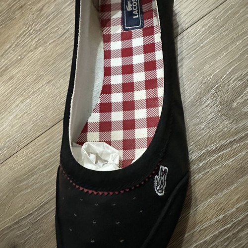 Lacoste ballerina shoes size 38, black