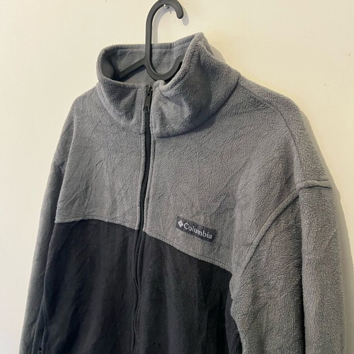 Columbia Fleecd like new, black and gray, size L