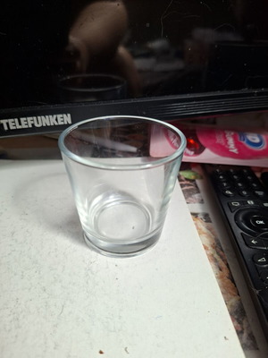 Small glass cup