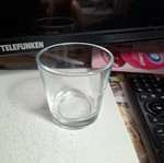 Small glass cup