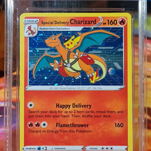 Pokemon Card Special Delivery Charizard Black Star Promo 2022 new