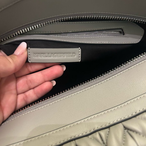 Shopper bag Karl Lagerfeld like new, grey shoulder bag
