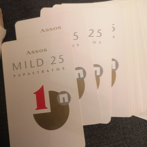 Papastratos Assos Promotional Playing Cards used