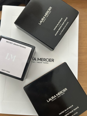 Laura Mercier powders new, set of 3 with Tinted Blur Balm and Secret Brightening