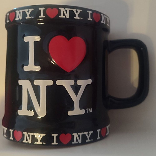 I Love NY Black Mug New