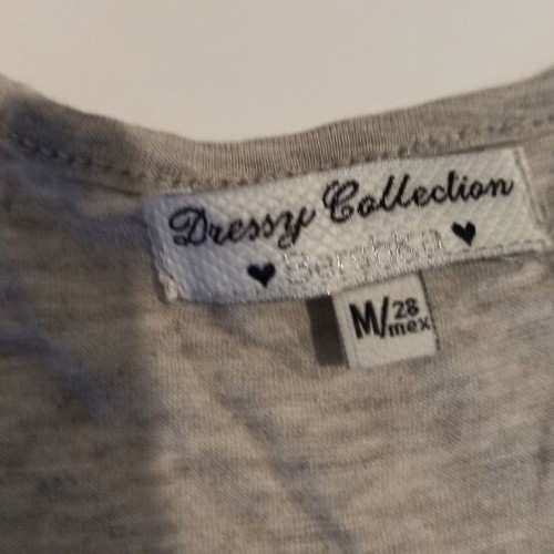 Bershka women's sleeveless top new, grey with faux diamonds