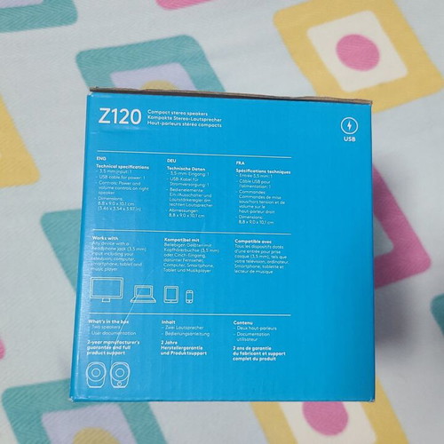 Logitech Z120 2.0 Stereo Speakers new, compact USB powered
