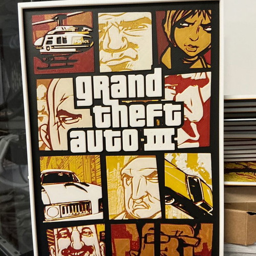 Grand Theft Auto III decorative item new, PLA