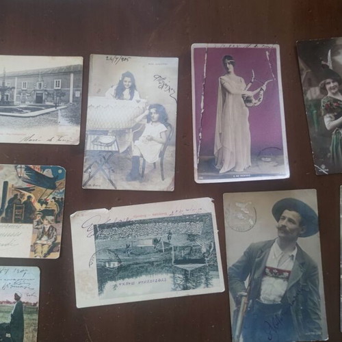 Postcards used, lot of 11 from Chios 1913-1915