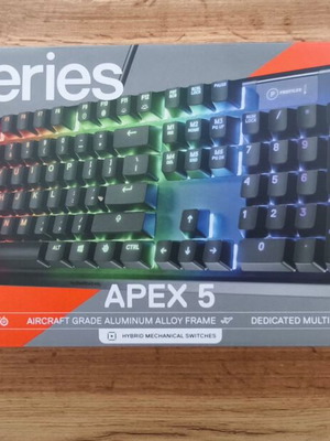 SteelSeries Apex 5 gaming μηχανικό πληκτρολόγιο καινούργιο με RGB φωτισμό (US)