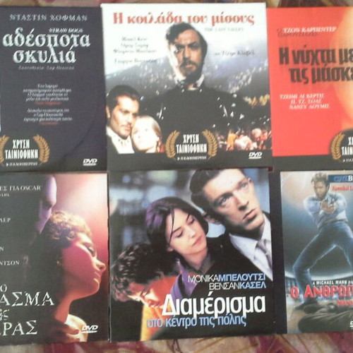 DVD movies like new, pack of 6