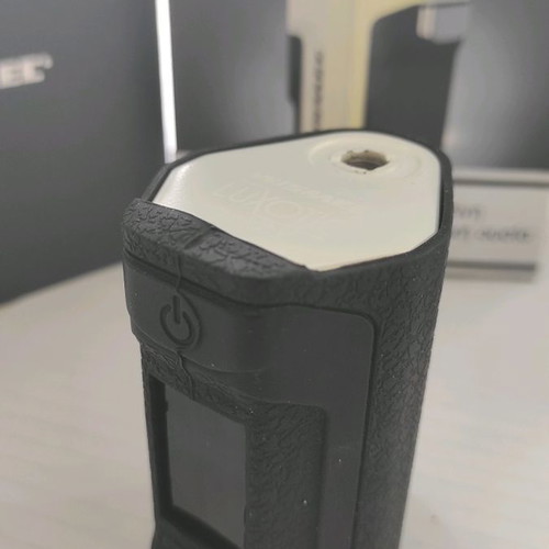 Wismec Luxotic DF Box Mod used, white pearl with silicone cover