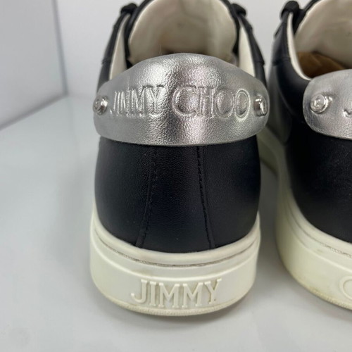 Jimmy Choo Rome leather sneakers like new, size 37, black