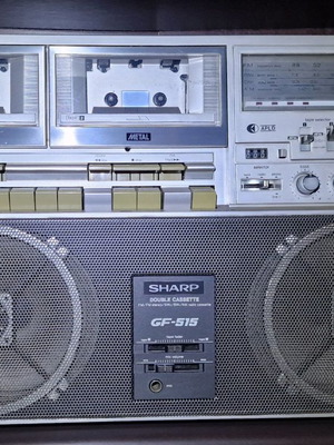 Sharp GF-515 boombox vintage μεταχειρισμένο 1980s
