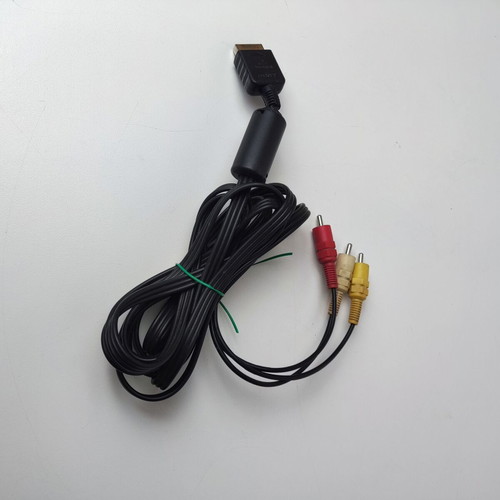 Sony PlayStation PS1 PS2 PS3 Original AV Cable used RCA Composite