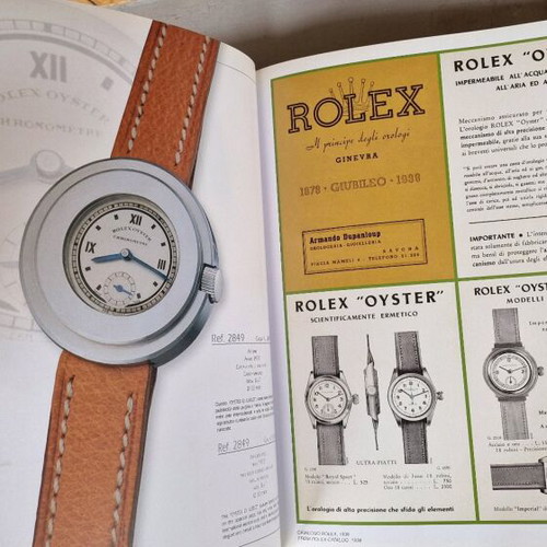 Rolex catalog large book like new in Italian and English