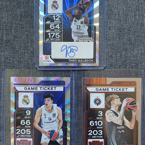 Panini Contenders EuroLeague 2025-26 Card Pack with Theo Maledon Autograph