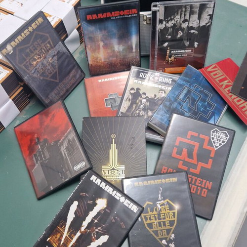 Rammstein Collection DVD live box set and CD disks like new
