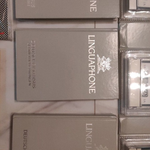 Linguaphone German and English French language discs