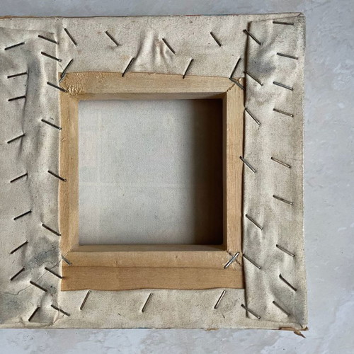 Painting by Giorgos Lintzeris new, dimensions 18cm by 18cm
