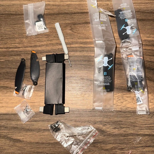 DJI controller like new with sunshade, charging hub, 3 batteries and carrying bag