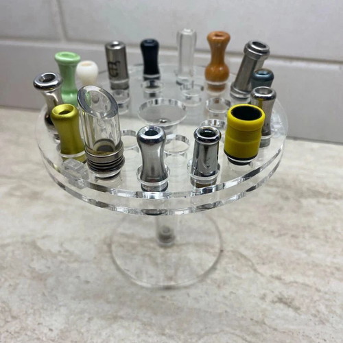 Drip tips pack of 15 with acrylic base new