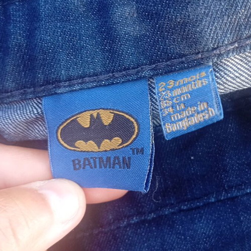 Denim overalls for babies like new, size 23 months, Barman