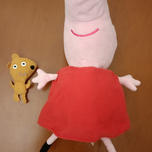 Peppa Pig plush with Teddy bear like new
