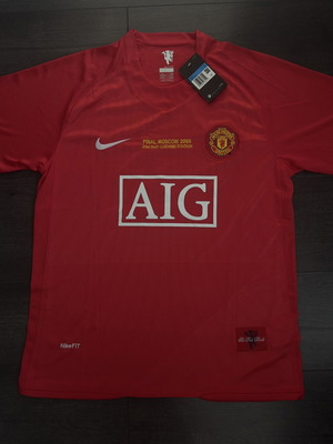 Manchester United 2008 UCL Final Retro Jersey new official replica