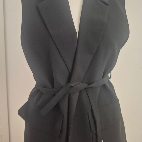 Pull & Bear vest new, black, fits XS to small medium