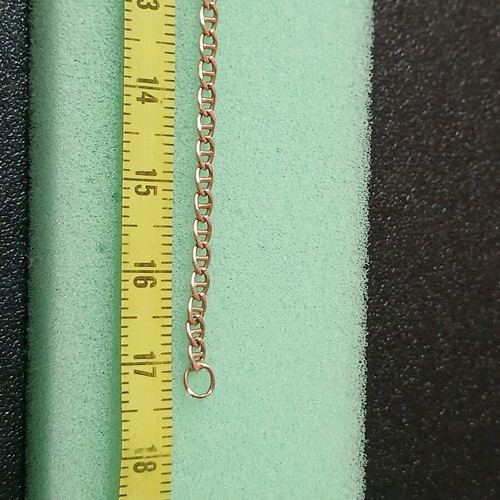Gold bracelet K14 used, yellow gold