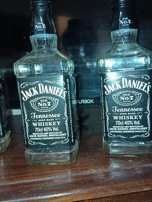 Άδεια μπουκάλια ουίσκι Jack Daniels, πακέτο 3