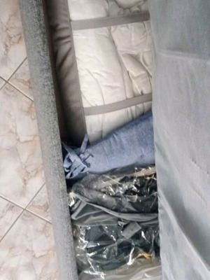 Sofa bed like new with removable sides